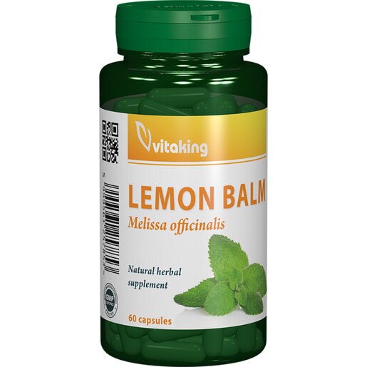 Supliment Roinita (Lemon Balm) 500 mg, 60 capsule, VITAKING Supliment Roinita (Lemon Balm) 500 mg, 60 capsule, VITAKING