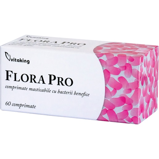 Supliment Flora Pro, 60 comprimate, VITAKING Supliment Flora Pro, 60 comprimate, VITAKING