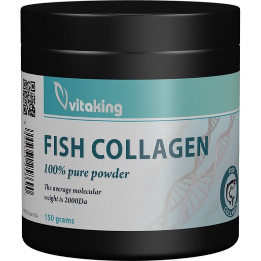 Supliment Colagen de peste 100% natural, 150 g pudra, VITAKING Supliment Colagen de peste 100% natural, 150 g pudra, VITAKING