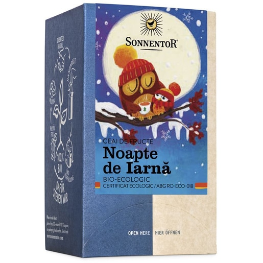 Ceai fructe SONNENTOR Noapte de iarna, 18 plicuri Ceai fructe SONNENTOR Noapte de iarna, 18 plicuri