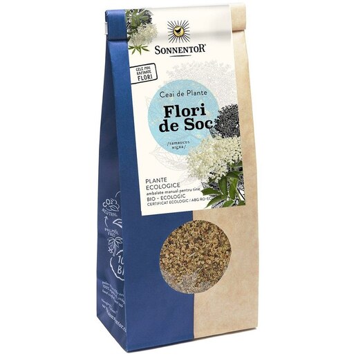 Ceai SONNENTOR Flori de soc, 80 g Ceai SONNENTOR Flori de soc, 80 g