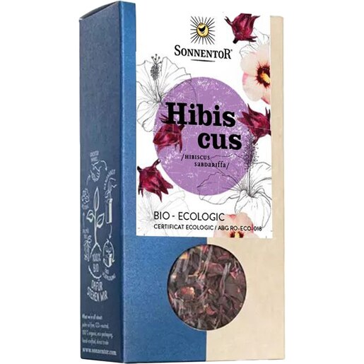 Ceai fructe SONNENTOR Hibiscus, 80 g Ceai fructe SONNENTOR Hibiscus, 80 g