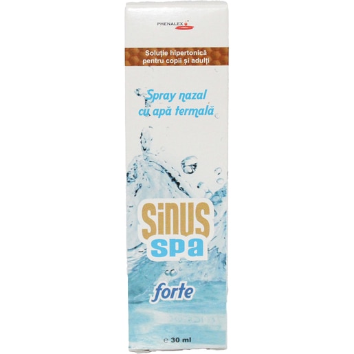 Spray nazal cu apa termala Sinus Spa Forte, 30 ml, PHENALEX Spray nazal cu apa termala Sinus Spa Forte, 30 ml, PHENALEX