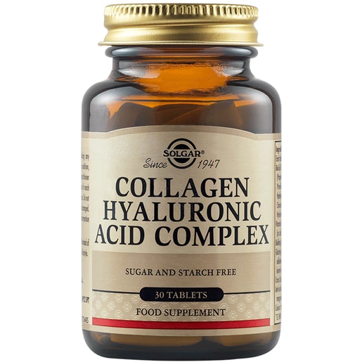 Supliment alimentar Complex de Colagen, Acid Hialuronic si Condroitina, 30 tablete, SOLGAR Supliment alimentar Complex de Colagen, Acid Hialuronic si Condroitina, 30 tablete, SOLGAR