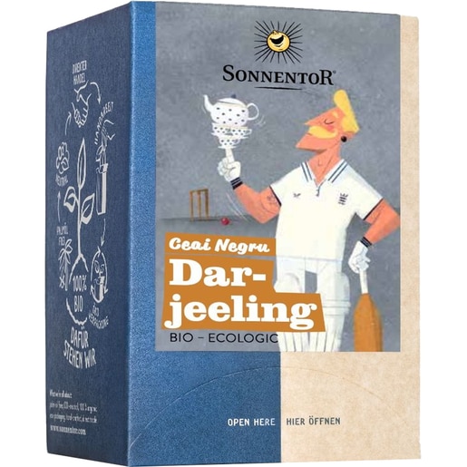 Ceai negru SONNENTOR Darjeeling, 18 plicuri Ceai negru SONNENTOR Darjeeling, 18 plicuri