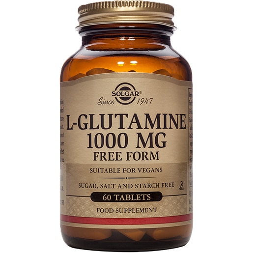 Supliment alimentar L-Glutamina 1000 mg, 60 tablete, SOLGAR Supliment alimentar L-Glutamina 1000 mg, 60 tablete, SOLGAR
