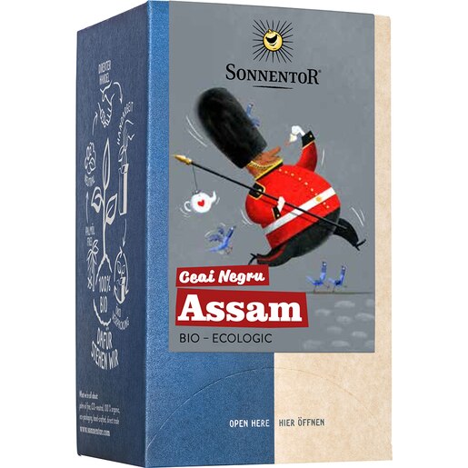Ceai negru SONNENTOR Assam, 18 plicuri Ceai negru SONNENTOR Assam, 18 plicuri