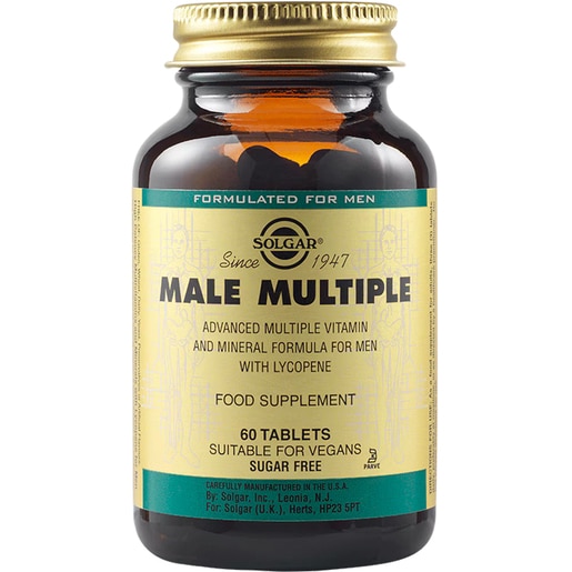 Supliment alimentar Complex MultiVitamine si Minerale pentru barbati, 60 tablete, SOLGAR Supliment alimentar Complex MultiVitamine si Minerale pentru barbati, 60 tablete, SOLGAR