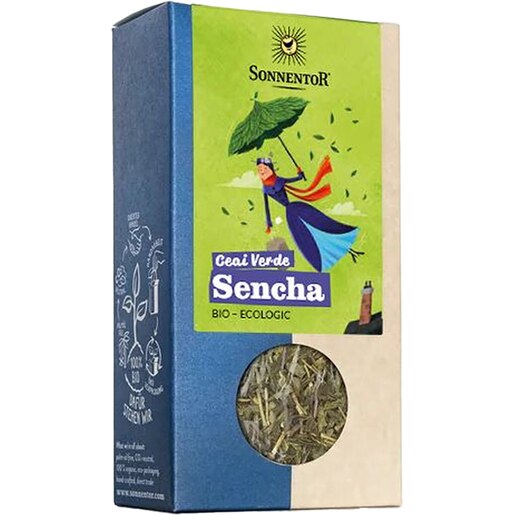 Ceai verde SONNENTOR Sencha, 70 g Ceai verde SONNENTOR Sencha, 70 g