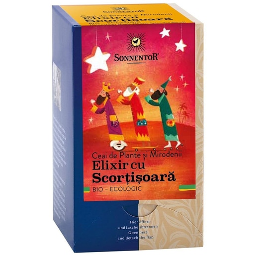 Ceai amestec de plante SONNENTOR Elixir cu scortisoara, 18 plicuri Ceai amestec de plante SONNENTOR Elixir cu scortisoara, 18 plicuri