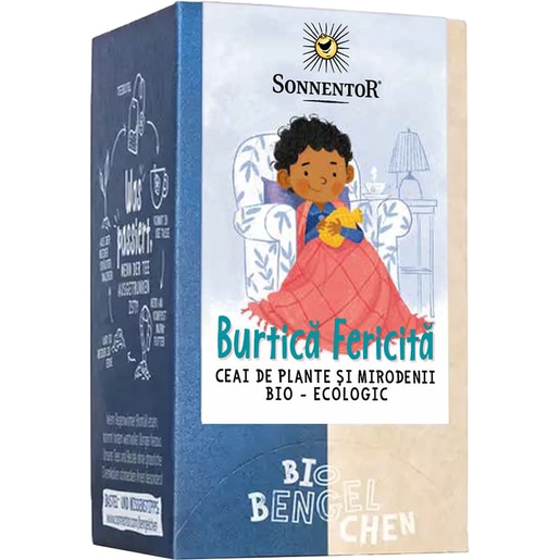 Ceai SONNENTOR Burtica fericita, 18 plicuri Ceai SONNENTOR Burtica fericita, 18 plicuri