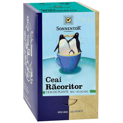 Ceai amestec de plante SONNENTOR Racoritor, 18 plicuri Ceai amestec de plante SONNENTOR Racoritor, 18 plicuri