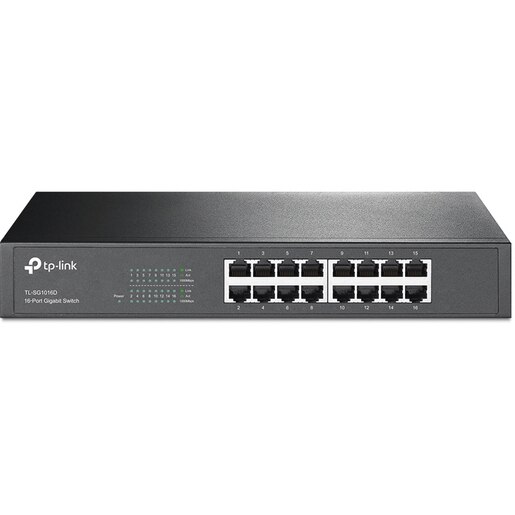 Switch TP-LINK TL-SG1016D, 16 porturi Gigabit, negru Switch TP-LINK TL-SG1016D, 16 porturi Gigabit, negru
