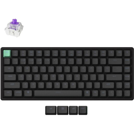 Tastatura Gaming Wireless magnetica KEYCHRON K2 HE K2H-J1, Bluetooth, USB, Layout US, negru Tastatura Gaming Wireless magnetica KEYCHRON K2 HE K2H-J1, Bluetooth, USB, Layout US, negru