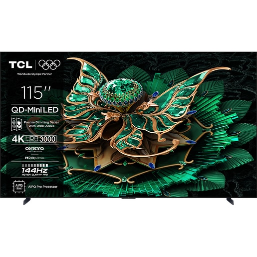 Televizor Mini LED Smart TCL 115C7K, Ultra HD 4K, 291cm Televizor Mini LED Smart TCL 115C7K, Ultra HD 4K, 291cm