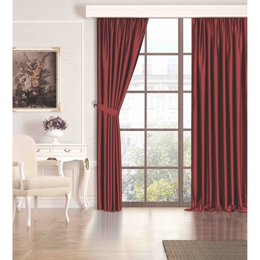Draperie Minimalist Home World, rejansa, 150 x 260 cm, semiopac, bordo Draperie Minimalist Home World, rejansa, 150 x 260 cm, semiopac, bordo