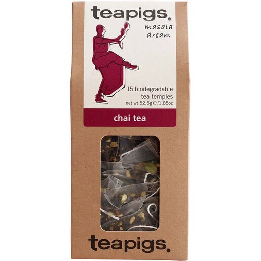 Ceai infuzie TEAPIGS Chai Tea, 15 buc, 52.5g Ceai infuzie TEAPIGS Chai Tea, 15 buc, 52.5g