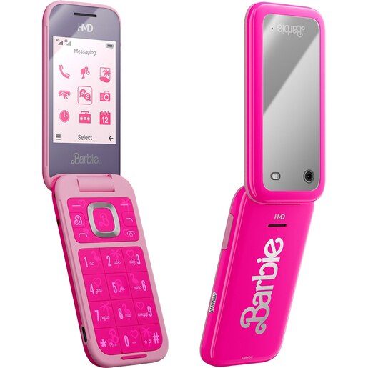 Telefon HMD Barbie Phone, 128MB, 64MB RAM, 4G, Dual SIM, Pink Telefon HMD Barbie Phone, 128MB, 64MB RAM, 4G, Dual SIM, Pink