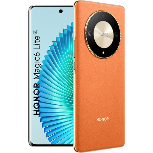 Telefon HONOR Magic6 Lite 5G, 256GB, 8GB RAM, Dual SIM, Sunrise Orange Telefon HONOR Magic6 Lite 5G, 256GB, 8GB RAM, Dual SIM, Sunrise Orange