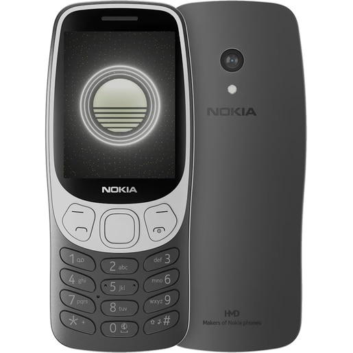 Telefon NOKIA 3210 2024, 64MB RAM, 4G, Dual SIM, Black Telefon NOKIA 3210 2024, 64MB RAM, 4G, Dual SIM, Black