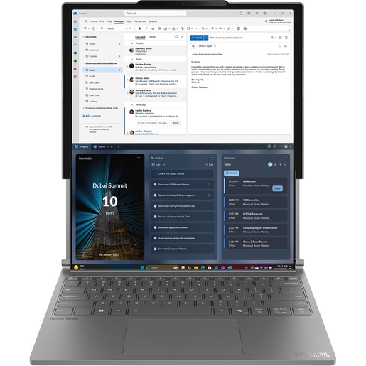 Laptop LENOVO ThinkBook Plus G6 Rollable, Intel Core Ultra 7 258V pana la 4.8GHz, Roll In 14" 2000x1600 / Roll Out 16.7" 2000x2350, 32GB, 1TB, Intel Arc 140V, Windows 11 Pro, Luna Grey Laptop LENOVO ThinkBook Plus G6 Rollable, Intel Core Ultra 7 258V pana la 4.8GHz, Roll In 14" 2000x1600 / Roll Out 16.7" 2000x2350, 32GB, 1TB, Intel Arc 140V, Windows 11 Pro, Luna Grey