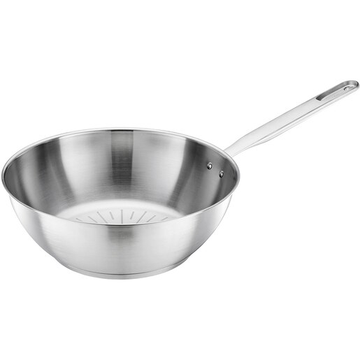 Tigaie wok FISKARS All Steel Pure, 28 cm, otel inoxidabil, argintiu Tigaie wok FISKARS All Steel Pure, 28 cm, otel inoxidabil, argintiu