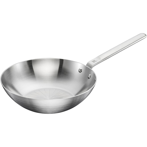 Tigaie wok FISKARS Norden, 28 cm, otel inoxidabil, argintiu Tigaie wok FISKARS Norden, 28 cm, otel inoxidabil, argintiu