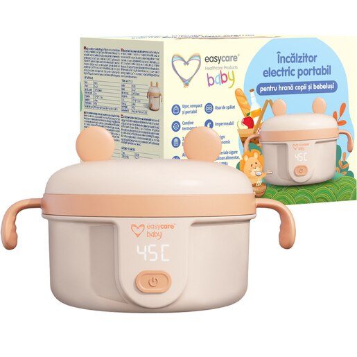 Incalzitor biberoane EASYCARE EASY00236, 400ml, 24W, portocaliu Incalzitor biberoane EASYCARE EASY00236, 400ml, 24W, portocaliu