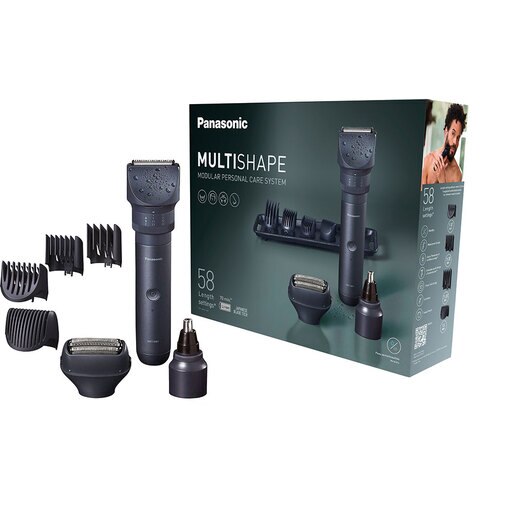 Aparat de tuns multifunctional PANASONIC Xshape, acumulator, 70 min autonomie, negru Aparat de tuns multifunctional PANASONIC Xshape, acumulator, 70 min autonomie, negru