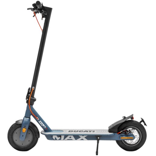 Trotineta electrica DUCATI PRO-I EVO MAX AS, 10 inch, pliabila, negru-albastru Trotineta electrica DUCATI PRO-I EVO MAX AS, 10 inch, pliabila, negru-albastru