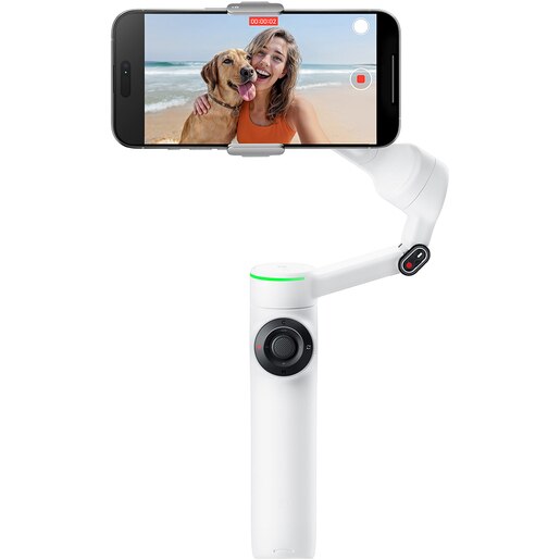 Stabilizator imagine Gimbal INSTA360 Flow 2 Pro Standard, Bluetooth, 3 axe, 1100mAh, alb Stabilizator imagine Gimbal INSTA360 Flow 2 Pro Standard, Bluetooth, 3 axe, 1100mAh, alb