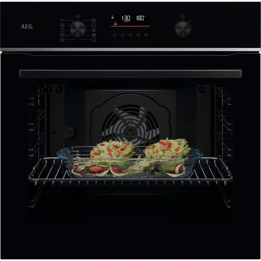Cuptor incorporabil AEG SurroundCook TU5PB431SB, Electric, Autocuratare pirolitica, 72 l, Clasa A++, Wi-Fi, negru Cuptor incorporabil AEG SurroundCook TU5PB431SB, Electric, Autocuratare pirolitica, 72 l, Clasa A++, Wi-Fi, negru