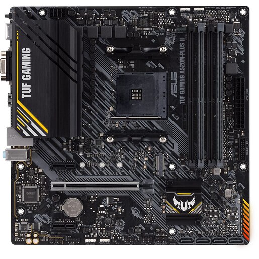Placa de baza ASUS TUF GAMING A520M-PLUS II, Socket AM4, mATX Placa de baza ASUS TUF GAMING A520M-PLUS II, Socket AM4, mATX