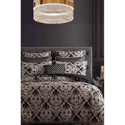 Lenjerie de pat Duo Damask, 2 persoane, 100% bumbac, 160 x 200 cm, 4 piese Lenjerie de pat Duo Damask, 2 persoane, 100% bumbac, 160 x 200 cm, 4 piese