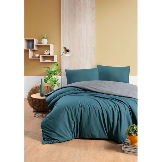 Lenjerie de pat Duo, 2 persoane, 100% bumbac, 160 x 200 cm, 4 piese Lenjerie de pat Duo, 2 persoane, 100% bumbac, 160 x 200 cm, 4 piese