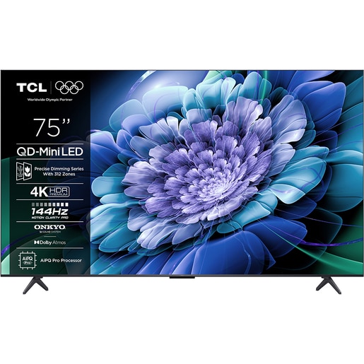 Televizor MiniLed Smart TCL 75C69K, Ultra HD 4K, HDR, 189cm Televizor MiniLed Smart TCL 75C69K, Ultra HD 4K, HDR, 189cm