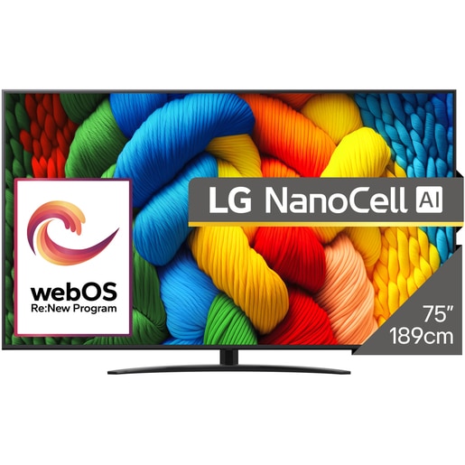 Televizor NanoCell Smart LG 75NANO81A3A, Ultra HD 4K, HDR, 189cm Televizor NanoCell Smart LG 75NANO81A3A, Ultra HD 4K, HDR, 189cm