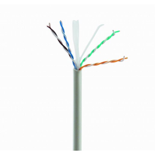 Cablu de retea UTP CAT6 GEMBIRD UPC-6004SE-SOL/100, 100 m, gri Cablu de retea UTP CAT6 GEMBIRD UPC-6004SE-SOL/100, 100 m, gri
