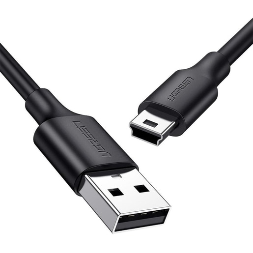 Cablu USB A - mini USB B UGREEN 30472, 2m, negru Cablu USB A - mini USB B UGREEN 30472, 2m, negru