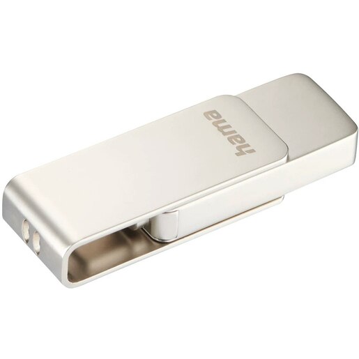 Memorie USB HAMA Uni-C Rotate Pro, 64GB, Type C 3.1, argintiu Memorie USB HAMA Uni-C Rotate Pro, 64GB, Type C 3.1, argintiu
