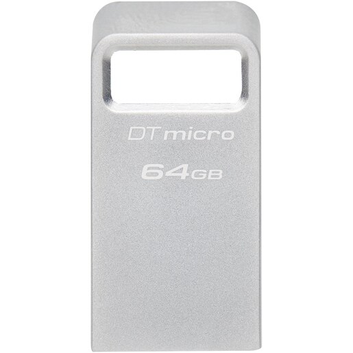 Memorie USB KINGSTON DataTraveler Micro DTMC3G2, 64GB, USB 3.2, argintiu Memorie USB KINGSTON DataTraveler Micro DTMC3G2, 64GB, USB 3.2, argintiu