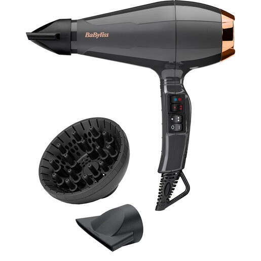 Uscator de par BABYLISS 6719DE, 2200W, 2 viteze, negru Uscator de par BABYLISS 6719DE, 2200W, 2 viteze, negru