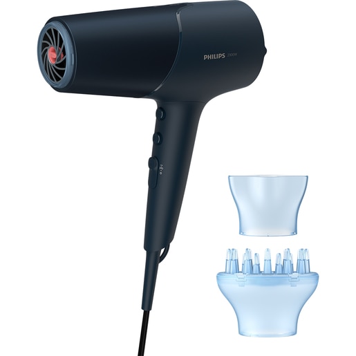 Uscator de par PHILIPS Seria 5000 BHD512/00, 2300W, 2 viteze, 3 trepte temperatura, ThermoShield, verde inchis Uscator de par PHILIPS Seria 5000 BHD512/00, 2300W, 2 viteze, 3 trepte temperatura, ThermoShield, verde inchis