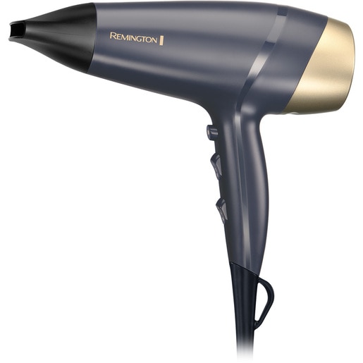 Uscator de par REMINGTON Sapphire Luxe D5805, 2200W, 2 viteze, 3 trepte temperatura, albastru Uscator de par REMINGTON Sapphire Luxe D5805, 2200W, 2 viteze, 3 trepte temperatura, albastru