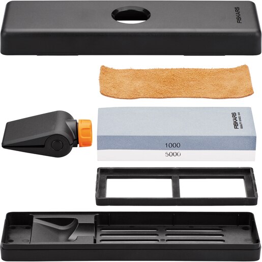 Set pentru ascutit cutite FISKARS Premium 1058937, plastic, negru Set pentru ascutit cutite FISKARS Premium 1058937, plastic, negru