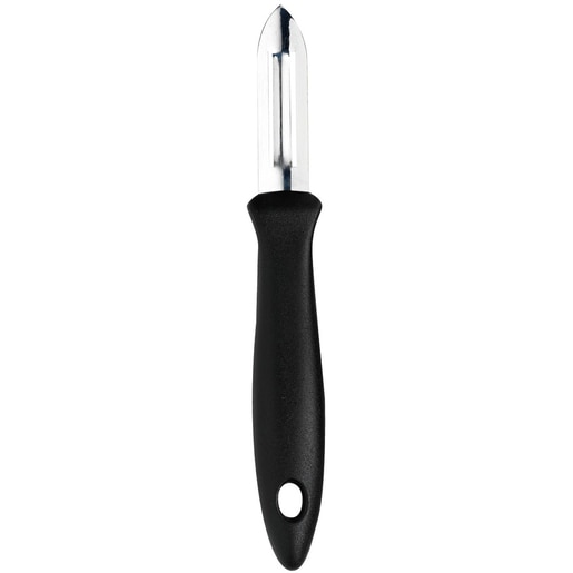 Accesoriu pentru decojire FISKARS Essential 1065585, lama fixa, 24.5cm, negru Accesoriu pentru decojire FISKARS Essential 1065585, lama fixa, 24.5cm, negru