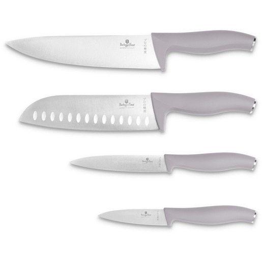 Set cutite BERLINGER HAUS BH/2960, 4 piese, otel, 9-20cm, gri Set cutite BERLINGER HAUS BH/2960, 4 piese, otel, 9-20cm, gri