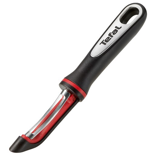 Accesoriu pentru decojit legume si fructe TEFAL Ingenio K2071014, negru-rosu Accesoriu pentru decojit legume si fructe TEFAL Ingenio K2071014, negru-rosu
