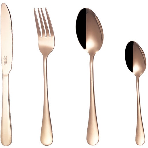 Set tacamuri MYRIA MC4014RS 24 piese, inox, rose Set tacamuri MYRIA MC4014RS 24 piese, inox, rose