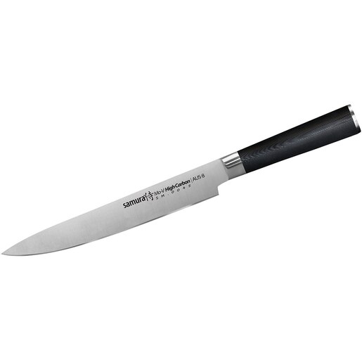Cutit feliere SAMURA MO-V SM-0045, 23cm, otel, negru Cutit feliere SAMURA MO-V SM-0045, 23cm, otel, negru